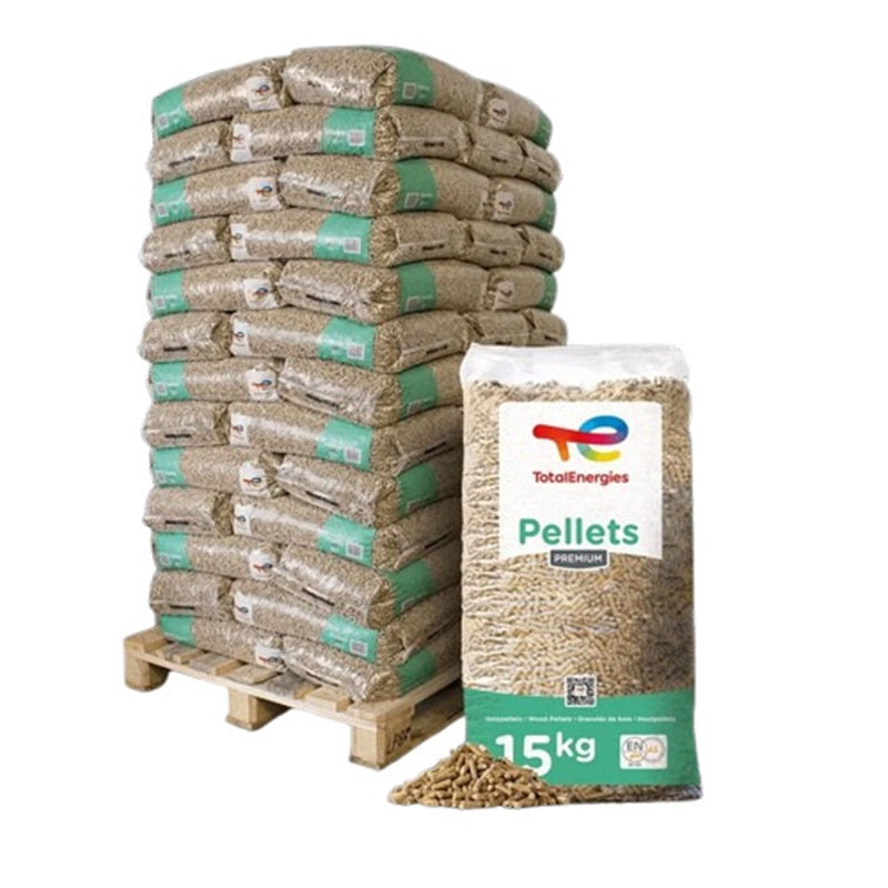 TotalEnergies Holzpellets 15kg x 65 Sack 975kg