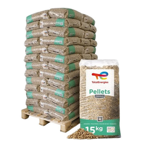 TotalEnergies Holzpellets 15kg x 65 Sack 975kg